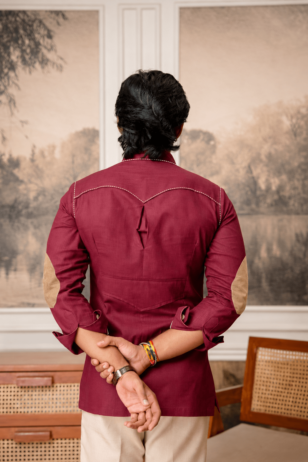 The Ultimate Hunting Shirt — Wine - Jaipuri Crown
