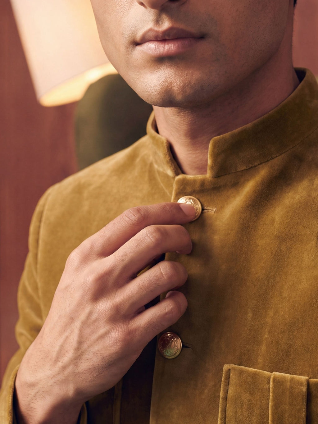 The Ultimate Royal 4 Pocket Velvet Jodhpuri – Camel - Jaipuri Crown