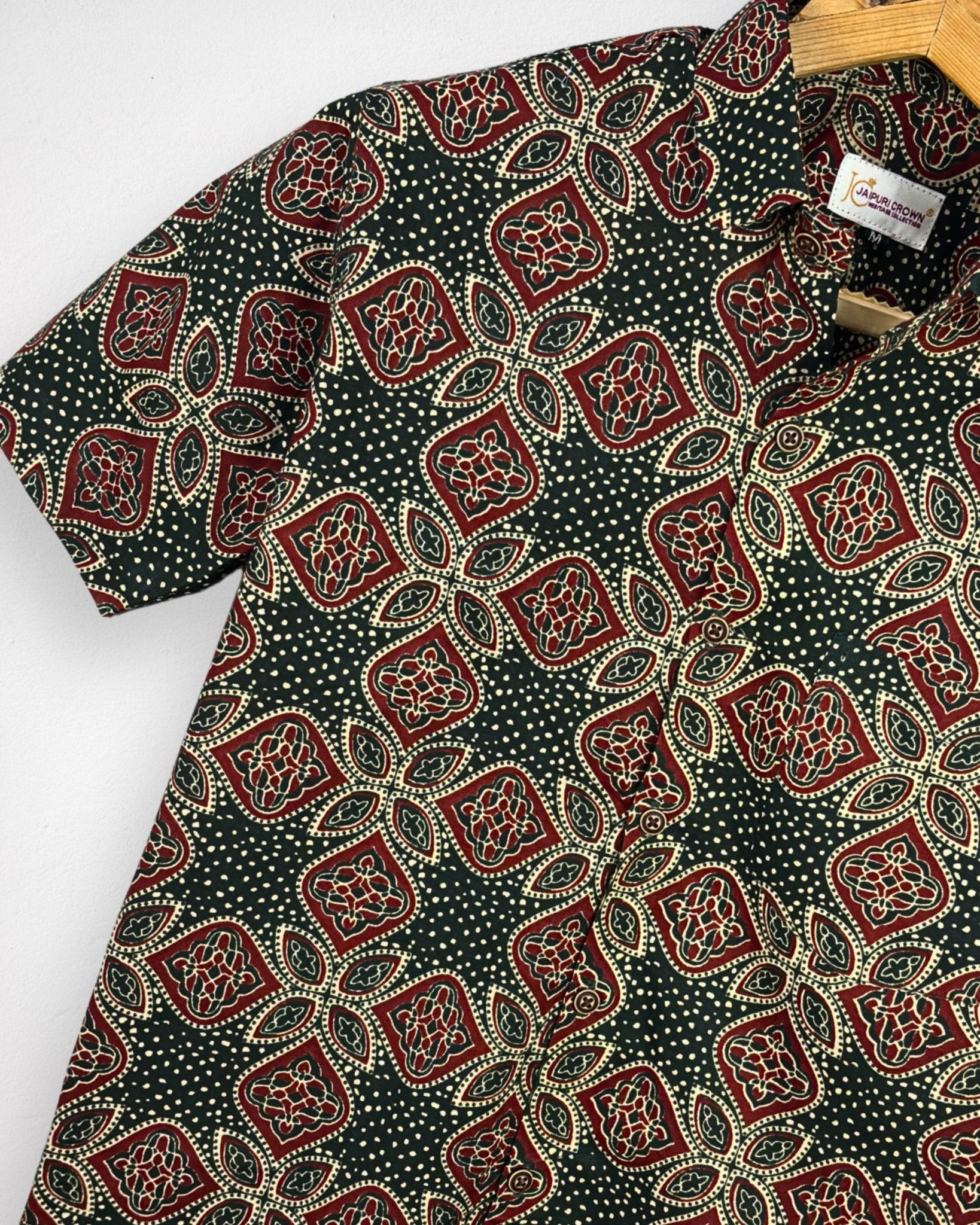Toran – Half Sleeve Cotton Shirt - Jaipuri Crown