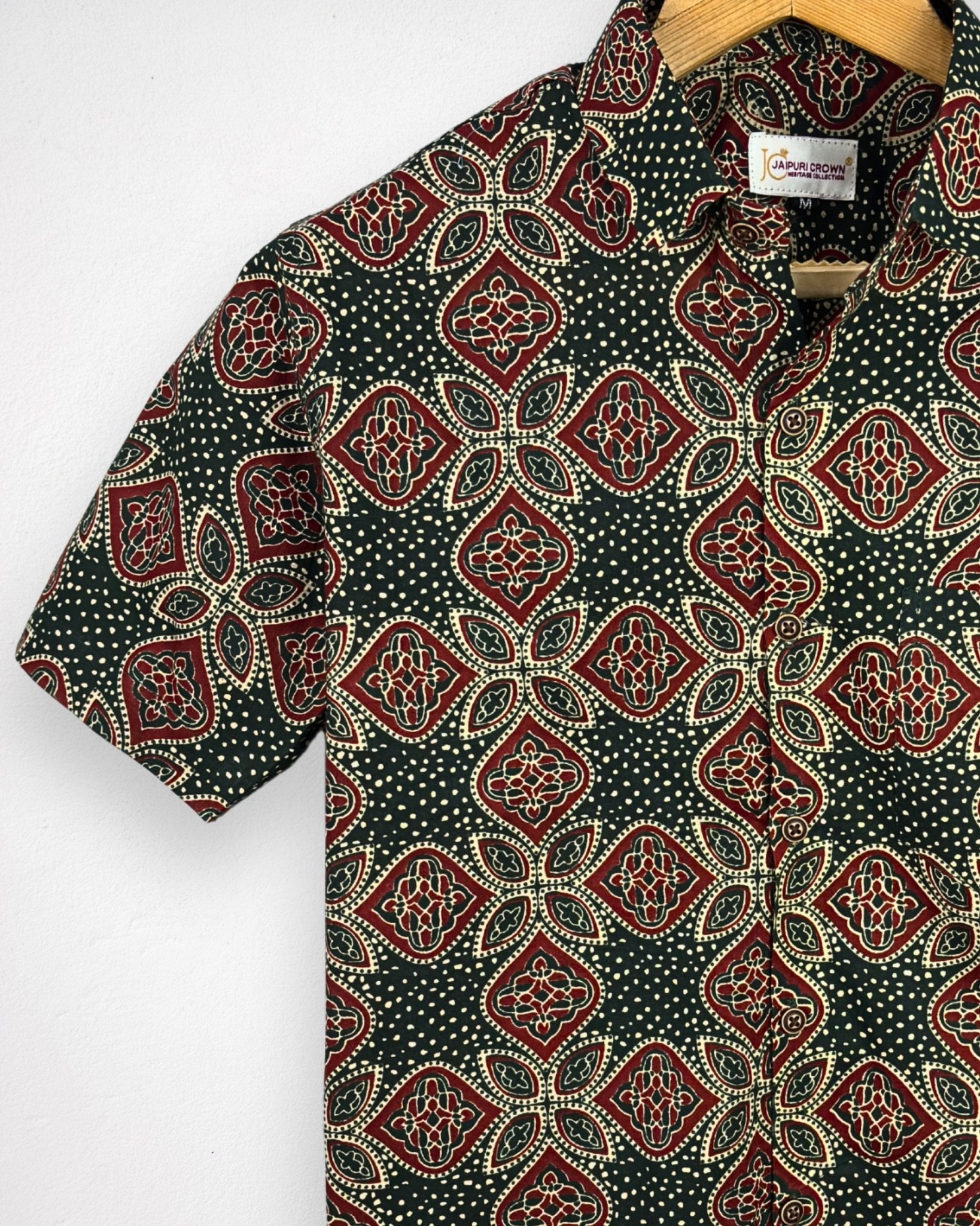 Toran – Half Sleeve Cotton Shirt - Jaipuri Crown