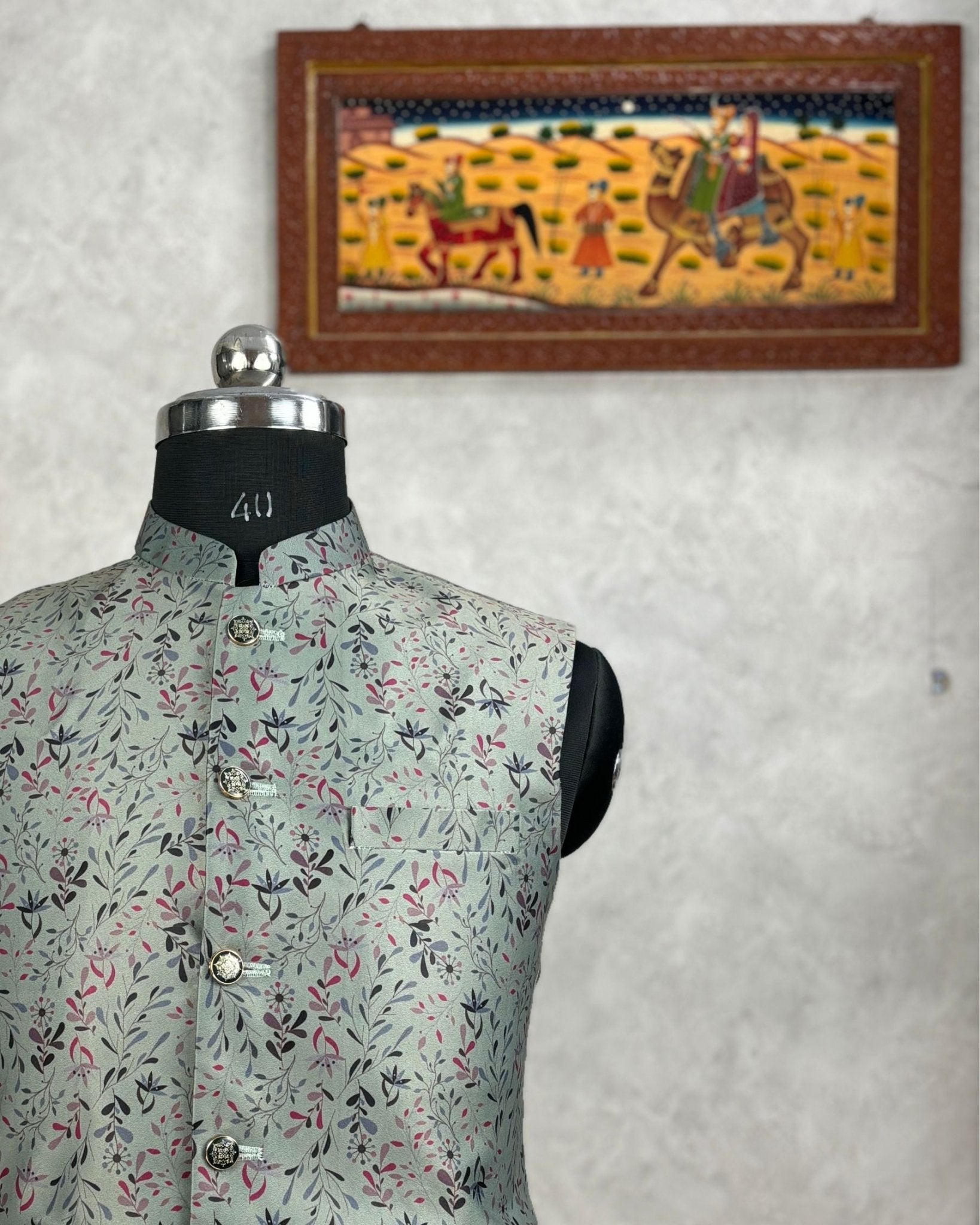 Tradition Revived Modi Jacket - Jaipuri Crown