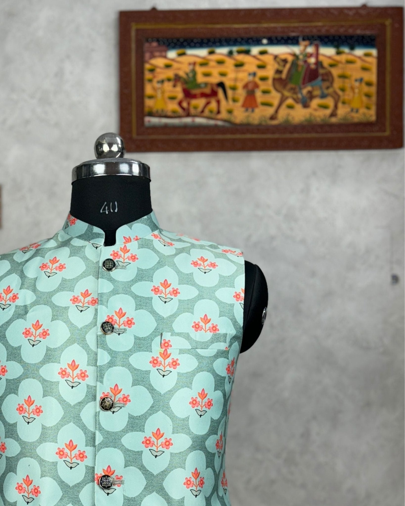 Tradition Revived Modi Jacket - Jaipuri Crown