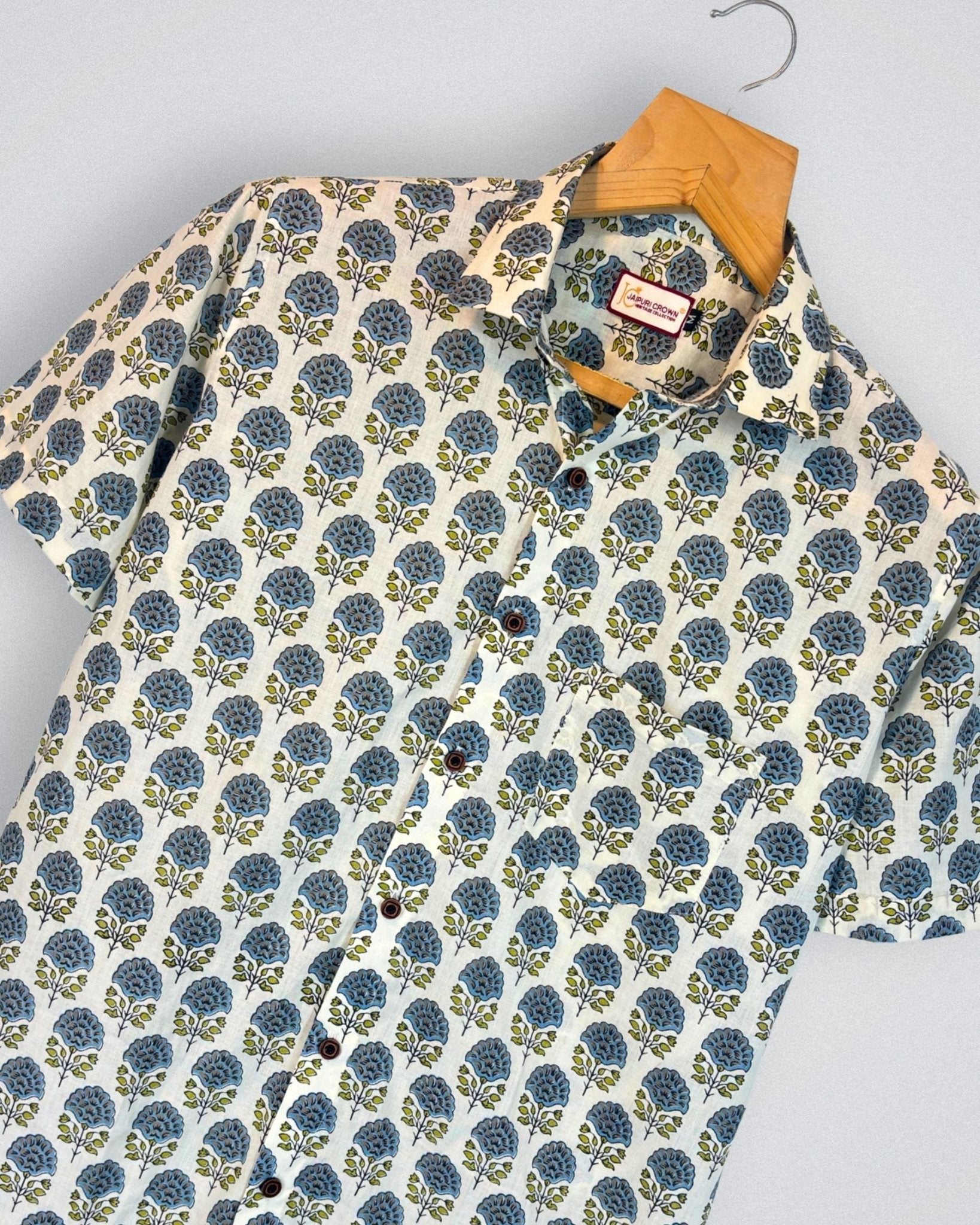 Tree of Life – Block Printed Cotton Half Sleeve - Jaipuri Crown