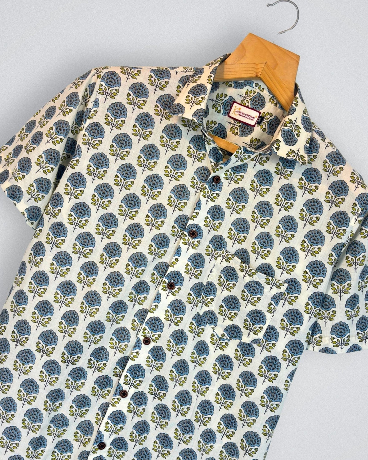 Tree of Life – Block Printed Cotton Half Sleeve - Jaipuri Crown