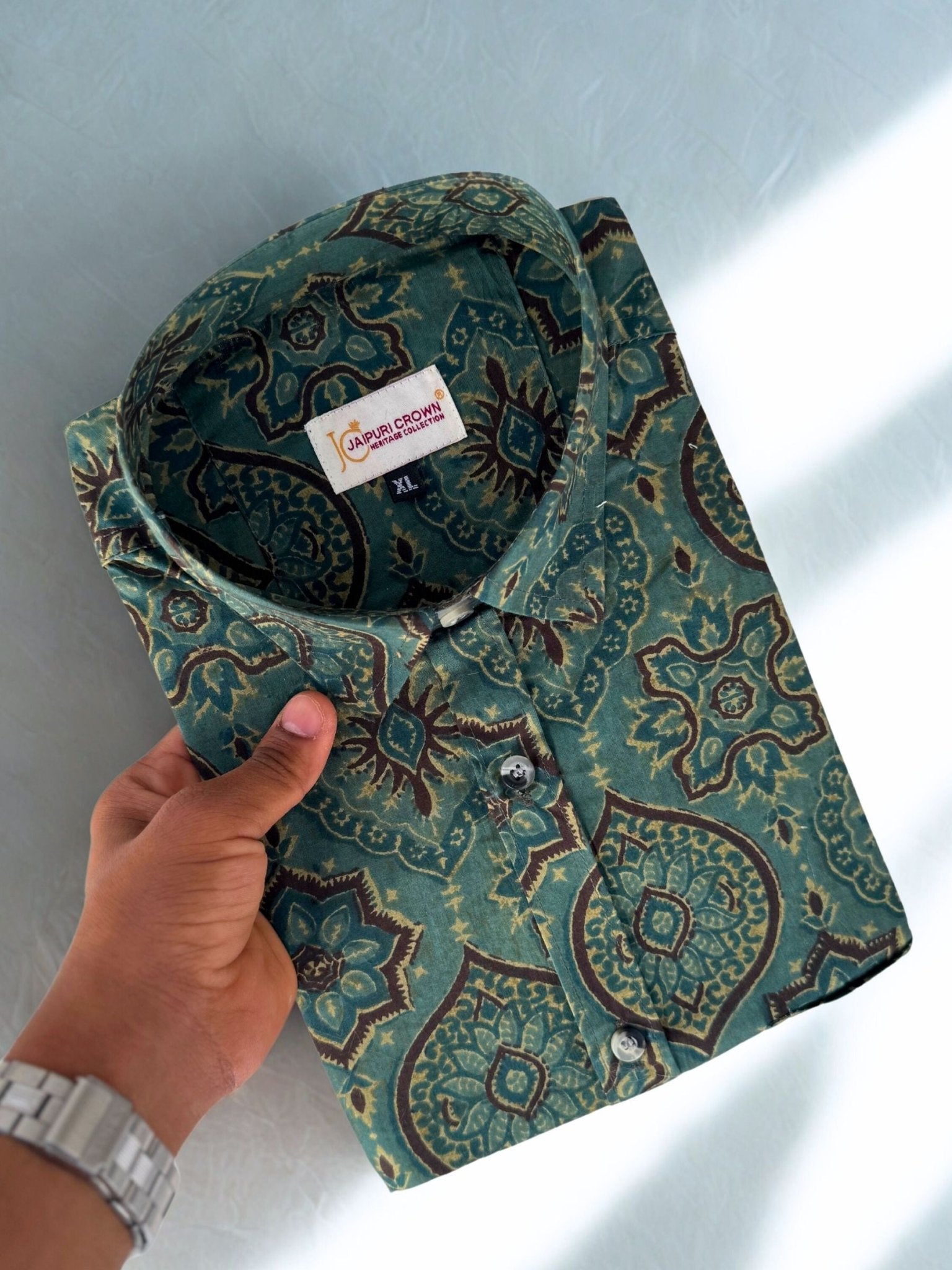 Tribal Teal - Jaipuri Crown