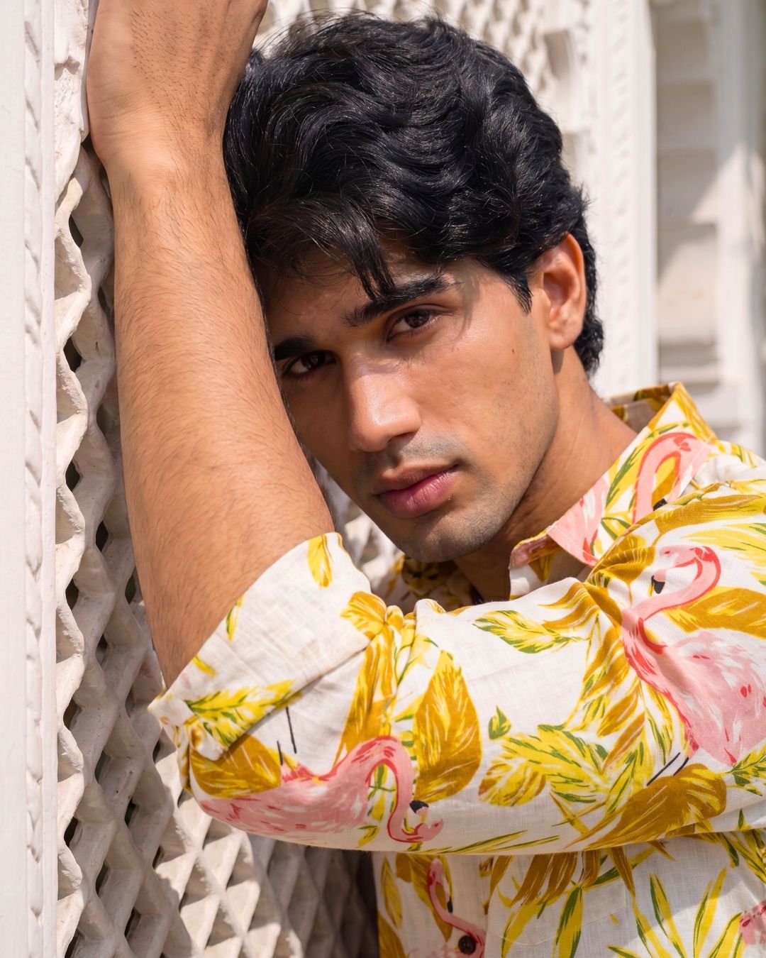 Tropical Vibes – Printed Cotton Full Sleeve Shirt - Jaipuri Crown