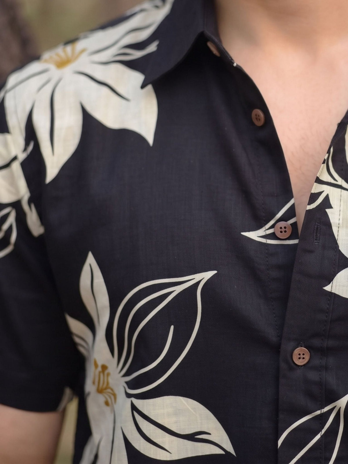 Tropical Vibes – Printed Cotton Half Sleeve Shirt - Jaipuri Crown