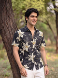 Tropical Vibes – Printed Cotton Half Sleeve Shirt - Jaipuri Crown
