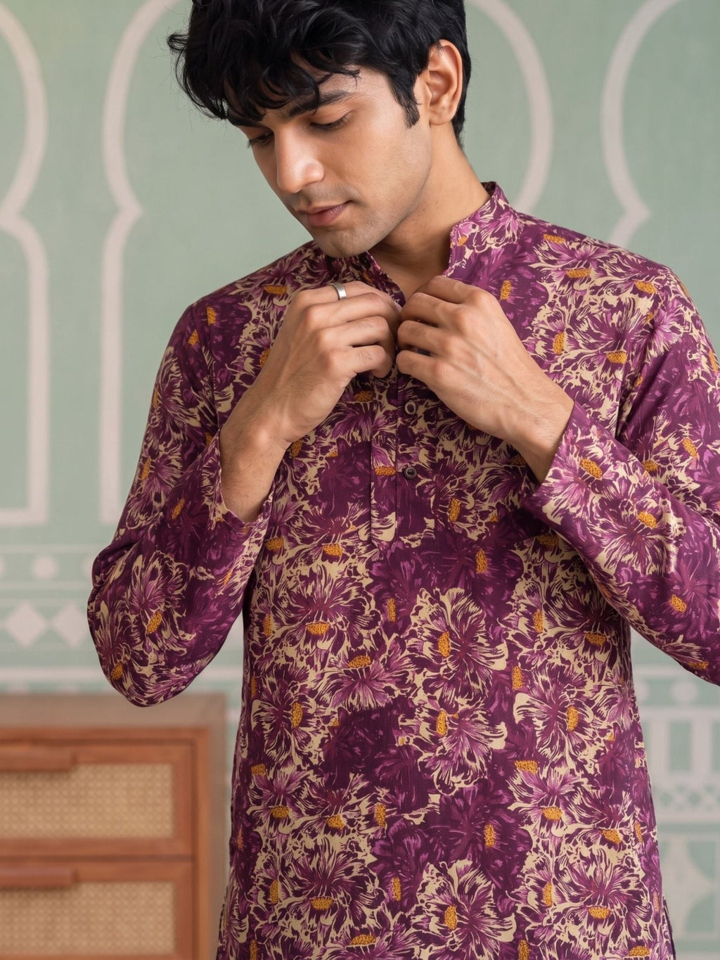 Tropical Vibes – Printed Cotton Short Kurta - Jaipuri Crown