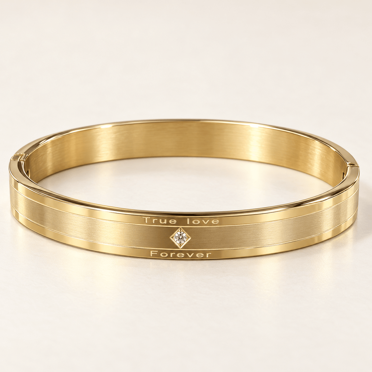 True Love Forever Gold Bracelet - Men's Jewellery - Jaipuri Crown