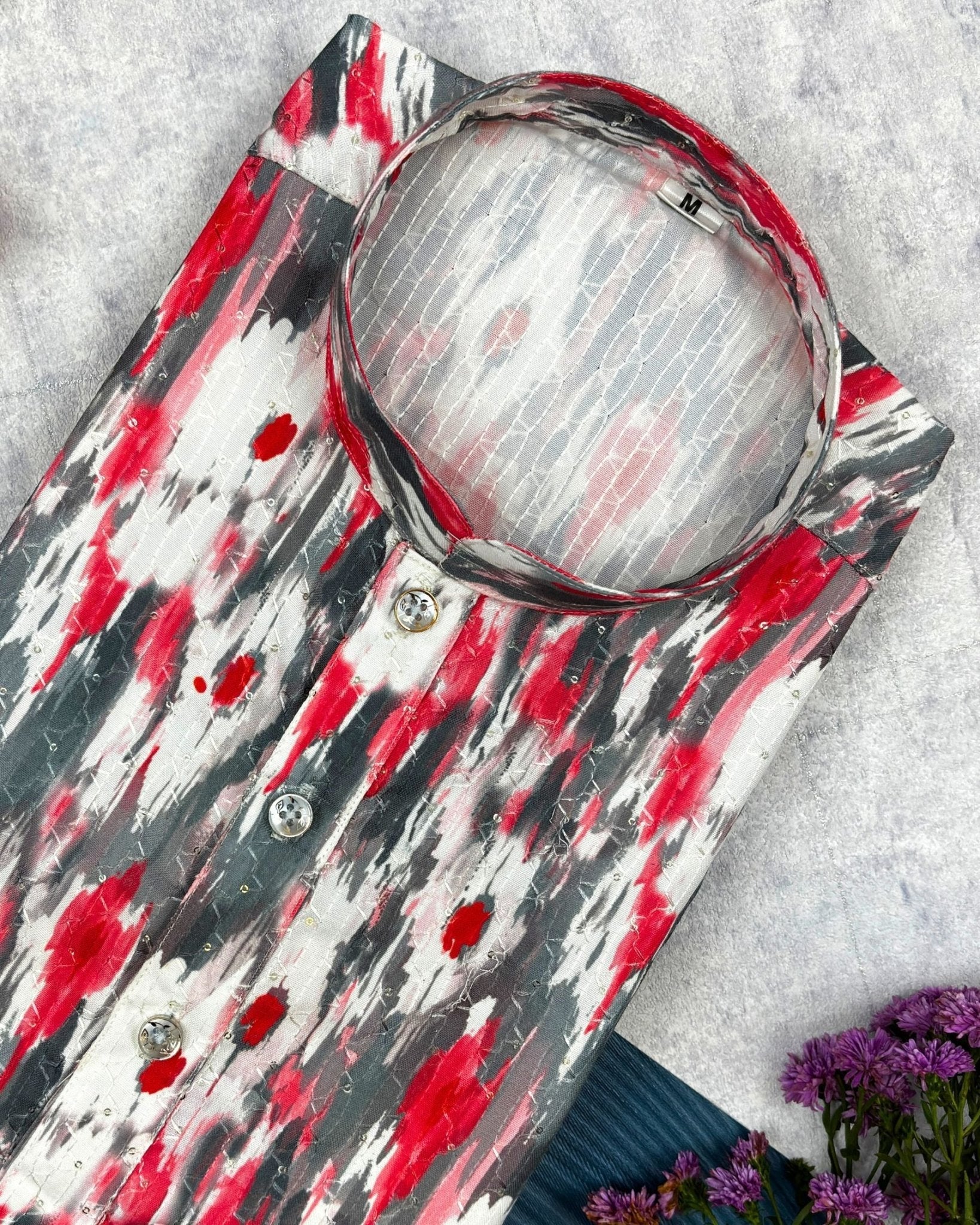 Urban Harmony Printed Kurta - Jaipuri Crown