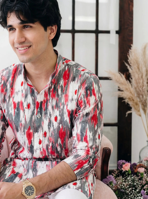 Urban Harmony Printed Kurta - Jaipuri Crown