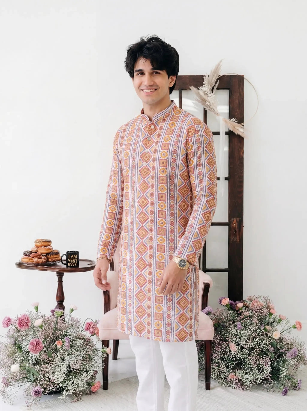Versatile Appeal Printed Kurta - Jaipuri Crown