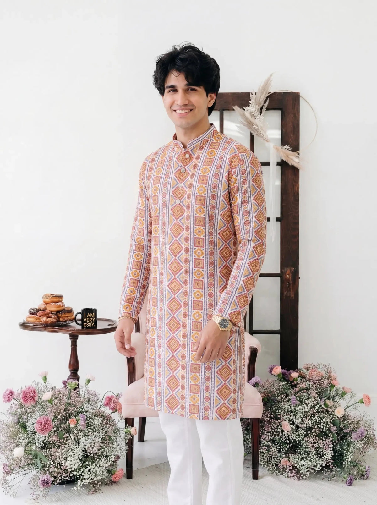 Versatile Appeal Printed Kurta - Jaipuri Crown