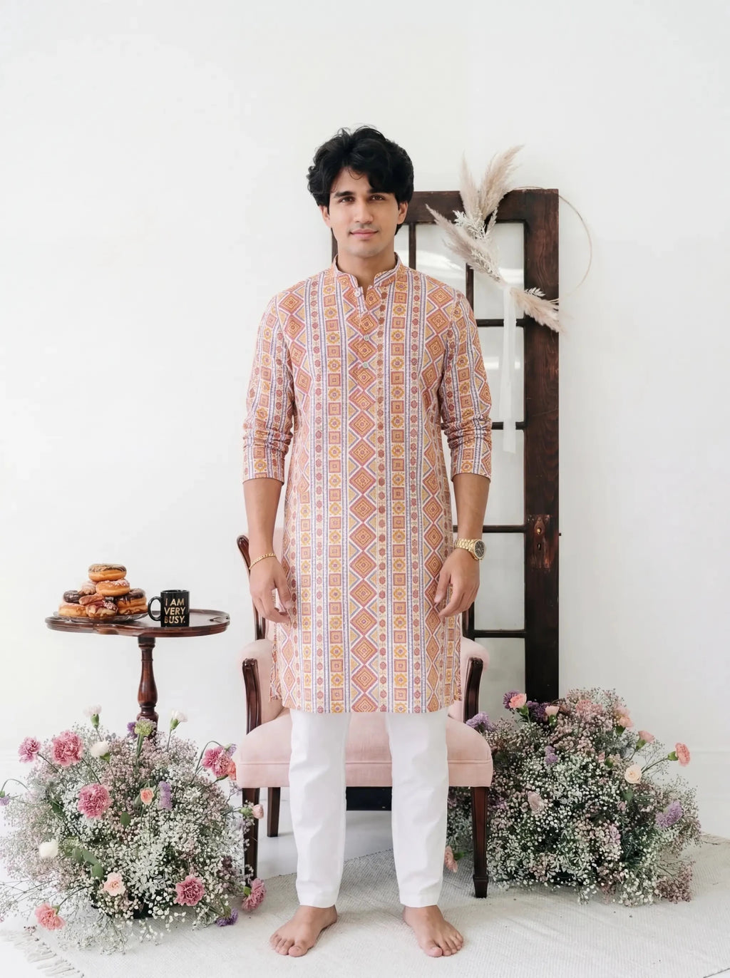 Versatile Appeal Printed Kurta - Jaipuri Crown