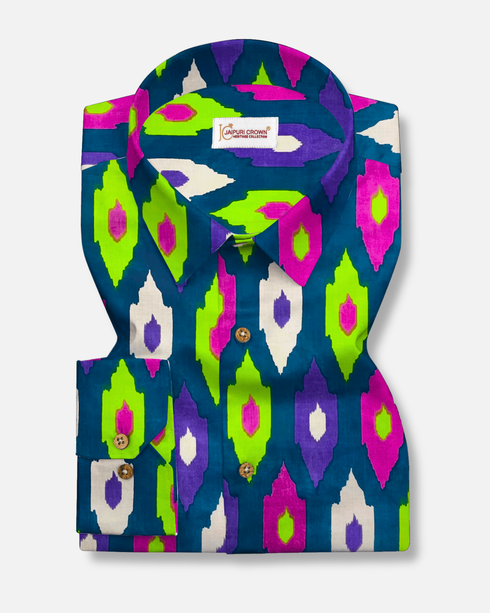 Vibrant Chevron - Jaipuri Crown