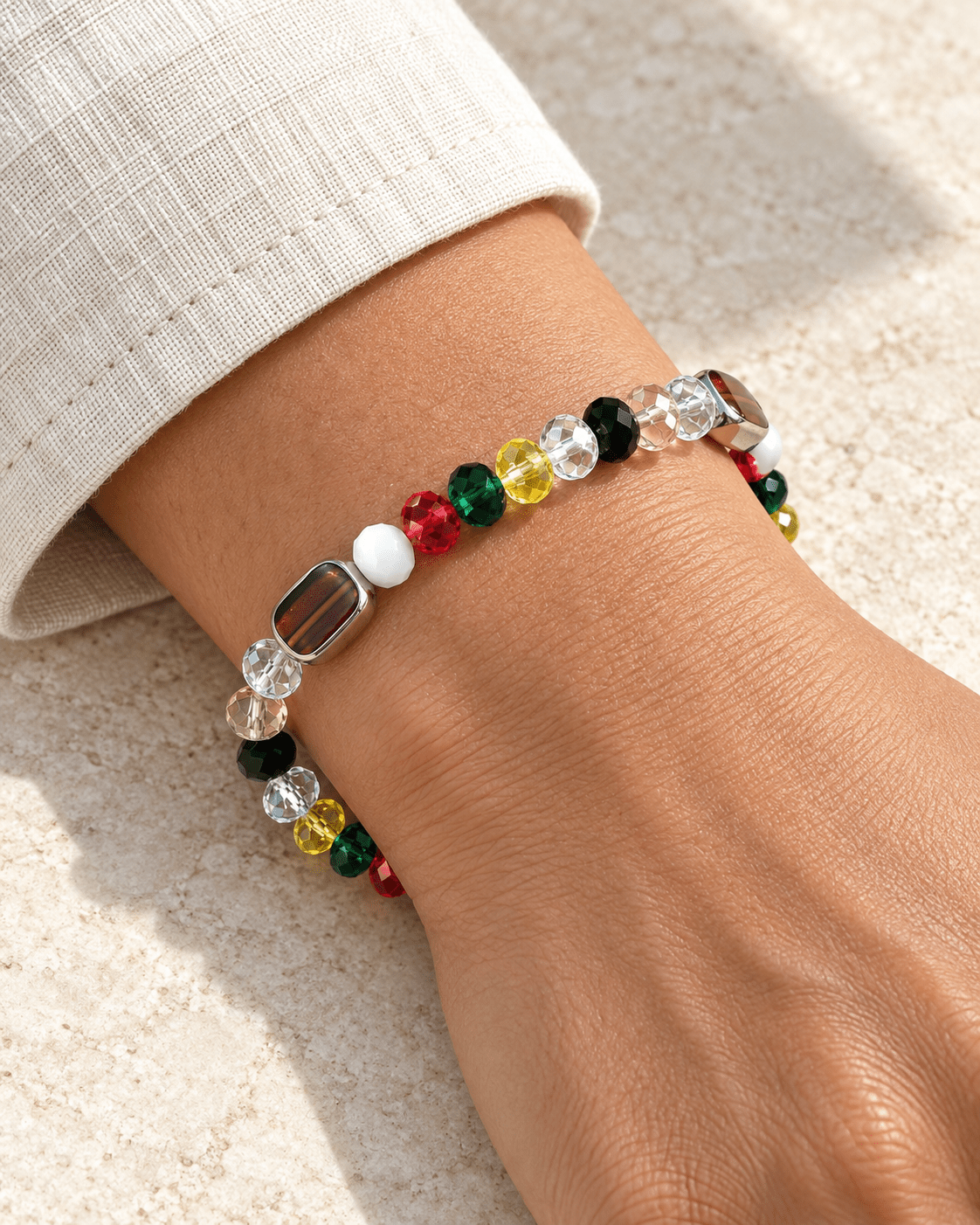 Vibrant Macro Multicolor Bracelet - Men's Jewellery - Jaipuri Crown