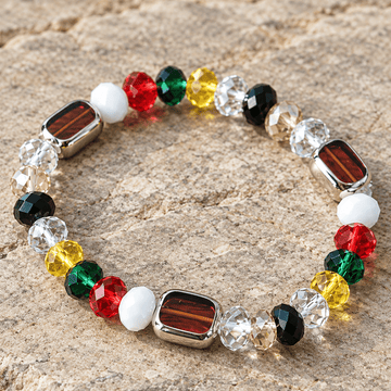 Vibrant Macro Multicolor Bracelet - Men's Jewellery - Jaipuri Crown