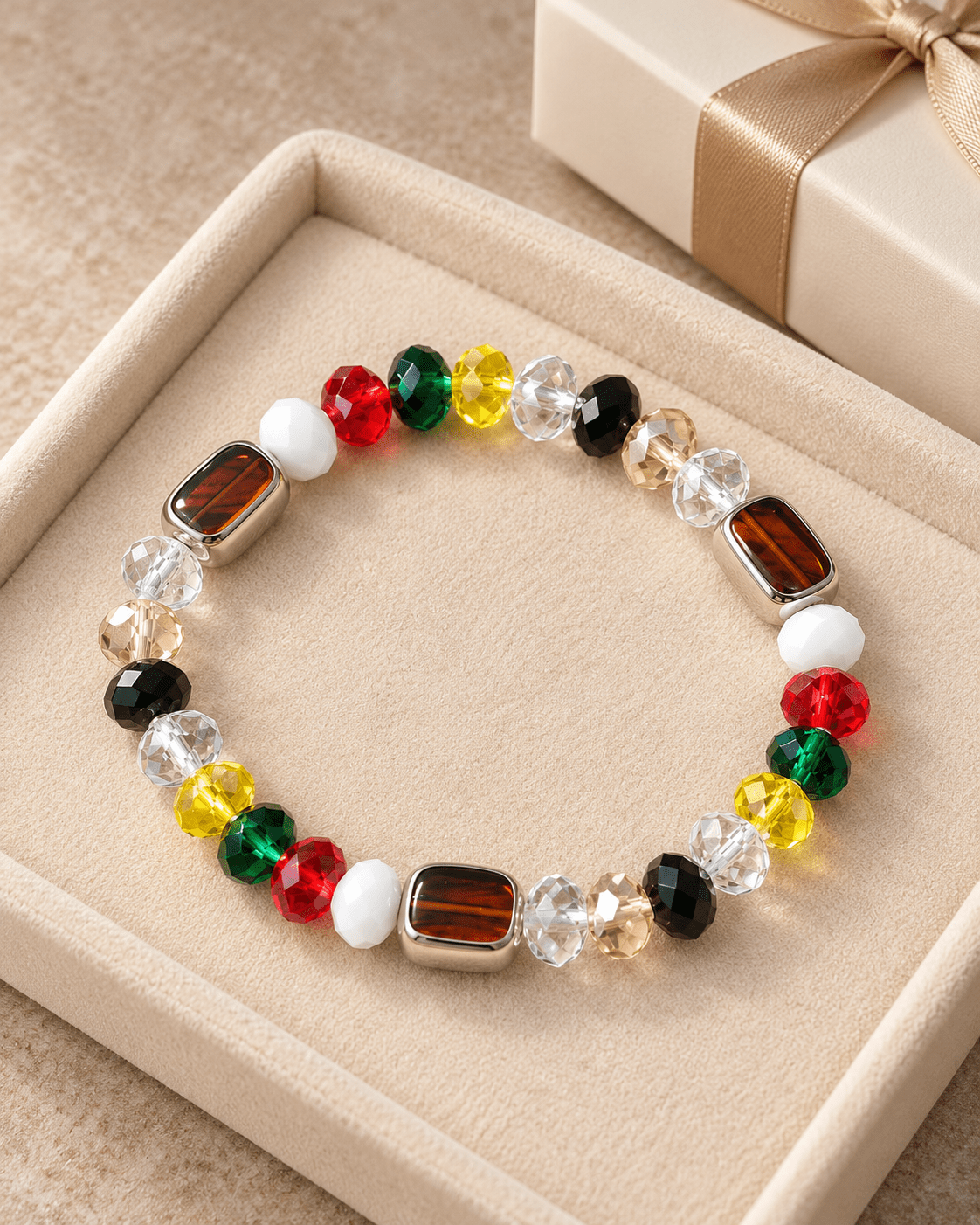 Vibrant Macro Multicolor Bracelet - Men's Jewellery - Jaipuri Crown
