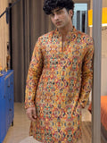 Vibrant Printed Long Kurta for Modern Elegance - Jaipuri Crown