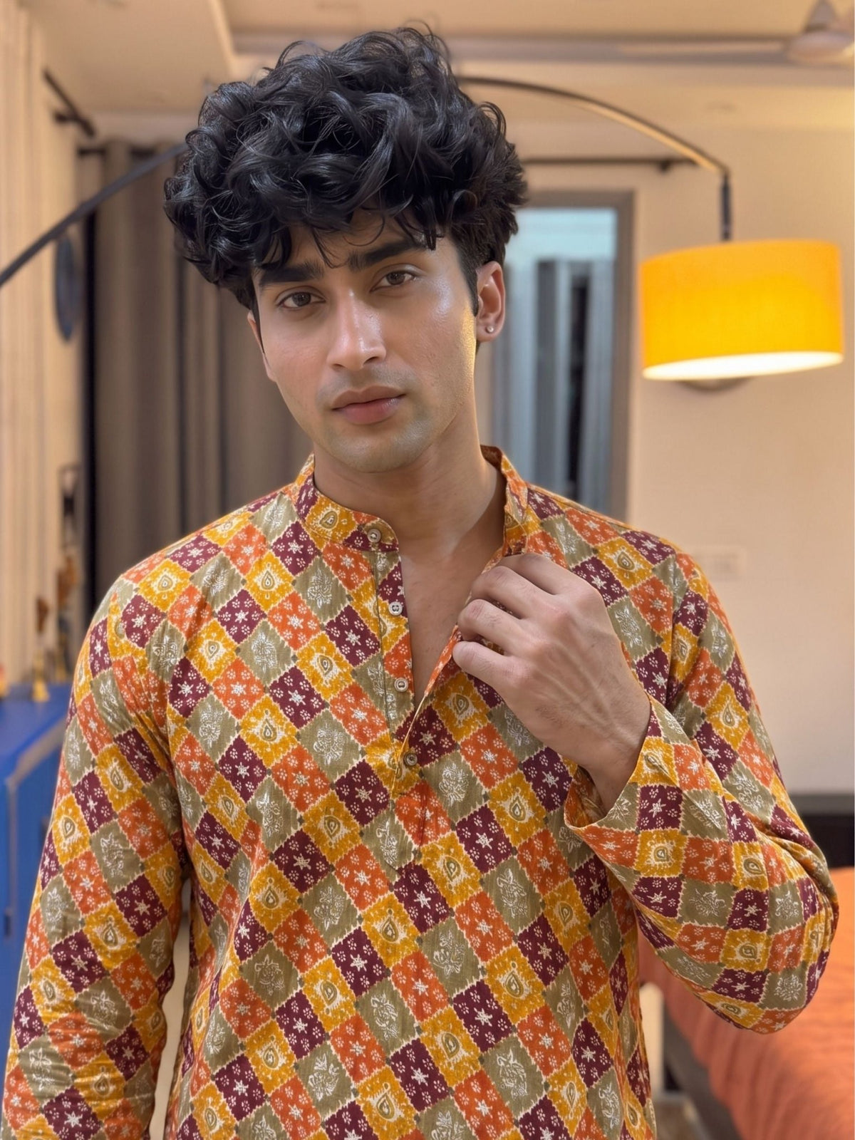 Vibrant Printed Long Kurta for Modern Style - Jaipuri Crown