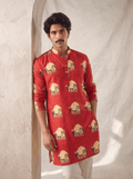 Vibrant Printed Long Kurta for Stylish Occasions - Jaipuri Crown