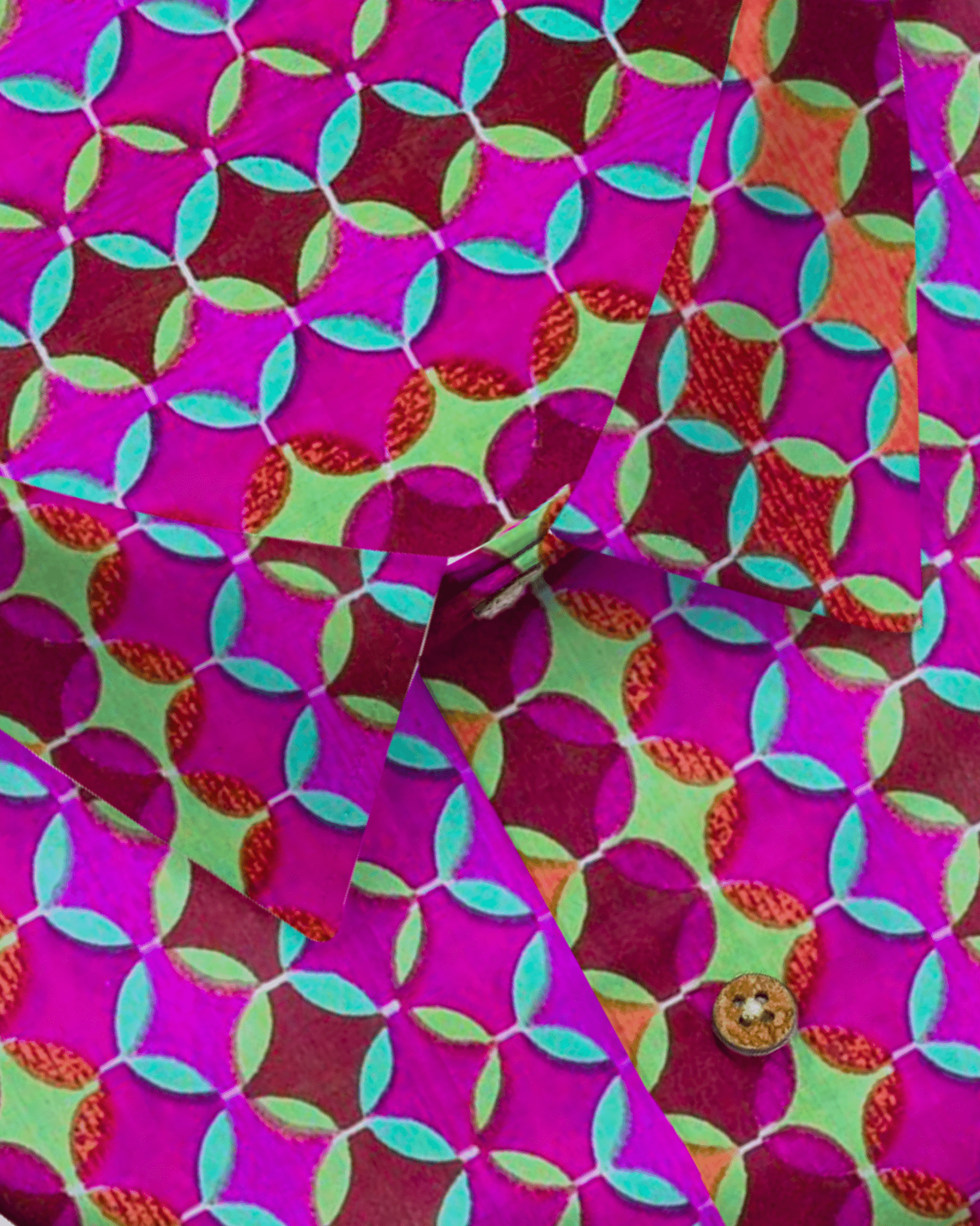 Vivid Vista - Half Sleeves - Jaipuri Crown