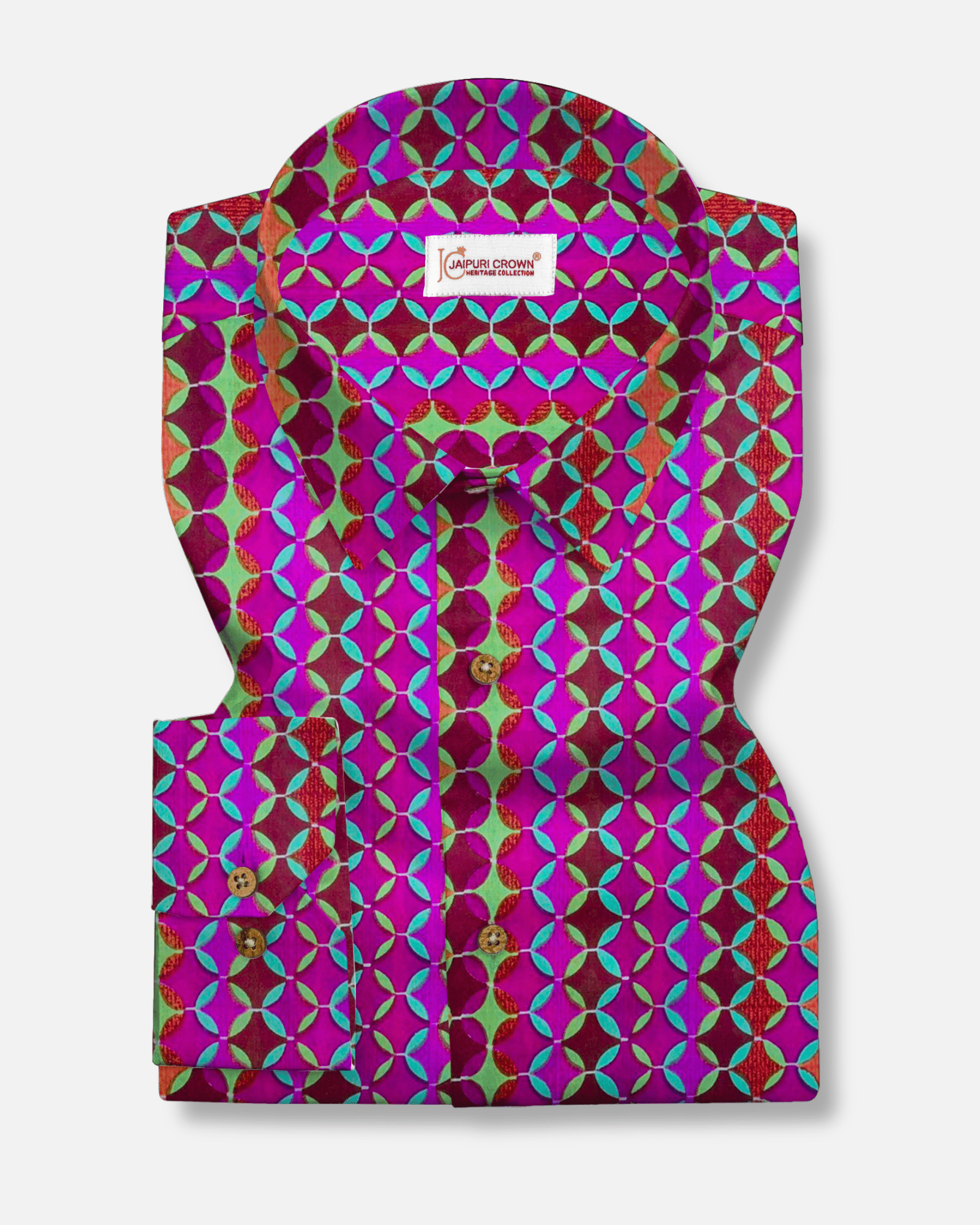 Vivid Vista - Half Sleeves - Jaipuri Crown