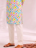 Whispering Pastel Printed Kurta - Jaipuri Crown