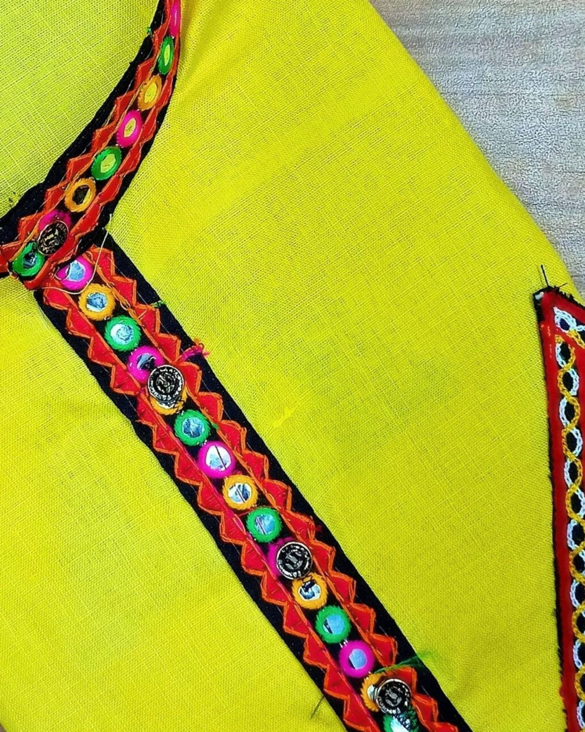 Yellow Navratri Long Kurta - Jaipuri Crown